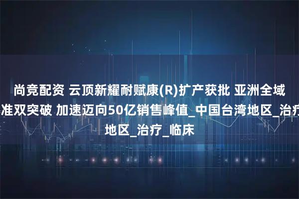 尚竞配资 云顶新耀耐赋康(R)扩产获批 亚洲全域完全批准双突破 加速迈向50亿销售峰值_中国台湾地区_治疗_临床